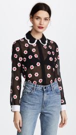 Willa Embroidered Top alice olivia at Shopbop